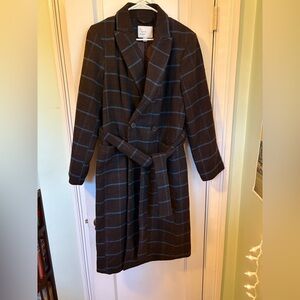 Brown Plaid Coat